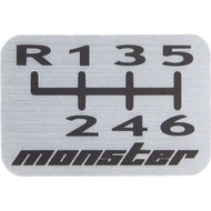 MONSTER SPORT BRZ 86 Manual Gear Sticker (6 Speed)