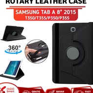 Case Samsung Tab A 8 2015/Samsung Galaxy Tab A 8" 2015/P355 T350 Flip Cover Rotary Tablet Case.