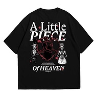 [Aesthetic Version] Kaos A Little Piece Of Heaven Oversize Cotton Combed Unisex