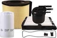 AULDAY FD4625 Fuel Filter and FL2124S OIL FILTER FA1927 Kit Replacement for F250 F350 F450 F550 Supe