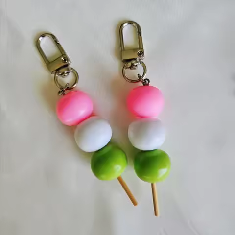 Dango Keychain handmade jewelry