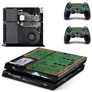 New Circuit Board Style Skin Stickers For Playstation 4 PS4 Console+2 Pcs Stickers For PS4 Controlle