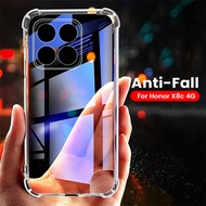 HonorX8c 4G Case Anti-Yellowing Clear Crystal TPU Soft Cover For Honor X8c 4G Shockproof Coque On Ho