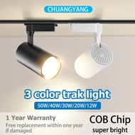 LED Track Light Track Light Rail Lampu Track Light 3 Colour Memory Function 50W 40W 30W 20W 12W Spot