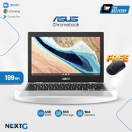 ASUS Chromebook Laptop- 12" Spill Resistant Design with 180 Degree Hinge, Intel Celeron N3060, 4GB RAM, 16GB eMMC Storage, Chrome OS For Students And Office Use