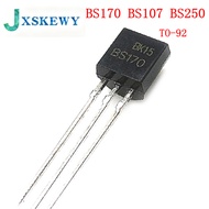 10PCS BS170 TO-92 TO92 BS107 BS107A BS250 new triode transistor New In Stock