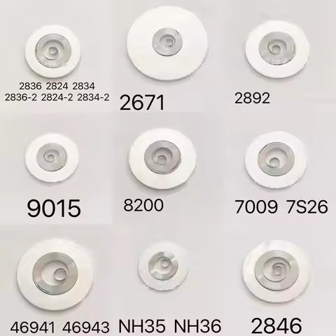 1Pcs Watch Movement Mainspring Clockwork Spring Parts for 7750 2836 2846 2892 2671 8200 7009 9015 28