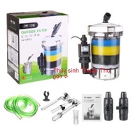 SUNSUN EW 603B and LW 603B barrel FILTER (6W) (TRANSPARENT CASE) - PUMP INCLUDED - FILTER FOR AQUARI