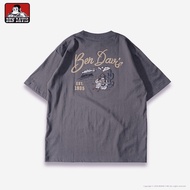 Ready Stock BEN DAVIS Western style guitar gorilla print white short sleeved T-shirt for men and wom
