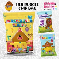 ❤ Siap 2 Hari ❤ HEY DUGGEE Party Chip Bag/Goodies Gift Bag/Birthday Pack/Party Bag