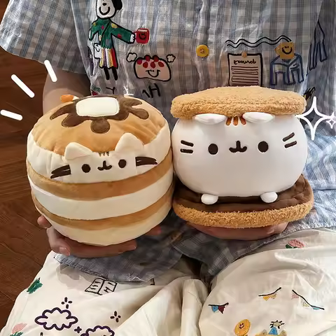 Kawaii Pusheen Cat Sofa Ornament Cartoon Cookie Pusheen Soft Room Decoration Pusheen Cats Birthday G