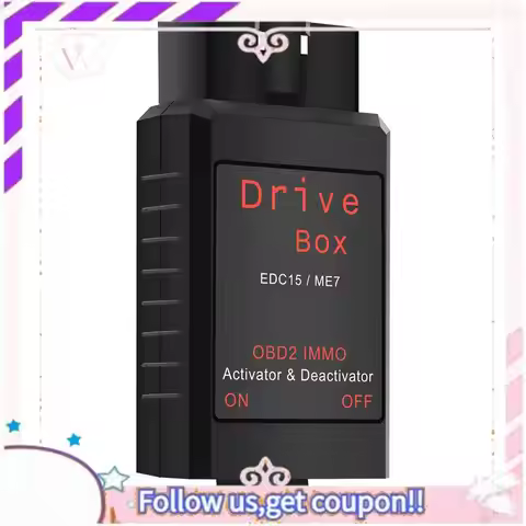 A76T-Drive Box EDC15/ME7 OBD2 IMMO Deactivator Activat OBD2 Drive Box IMMO Deactivator Activator Car