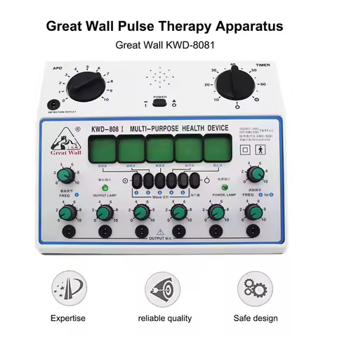 Electro Acupuncture Stimulator KWD808I 6 Output Patch Electronic Massager Care D-1A Acupuncture Stim