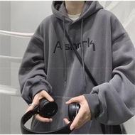【Plus Size M-8XL】Men's Hoodie American Hooded Sweatshirt Fashion Creative Letters Printed Hoodie Ove