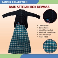 Sale 30% Baju Muslim Wanita Setelan Rok Cewek Remaja Dewasa Dannis