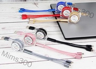 Mims300 Malaysia ReadyStock 3 in 1 Fast Charging 2.4A 1M flexible cable for Android  / iPhone / Type-C;