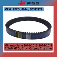 PGS Drive Belt 844x31For Codlice EPCOUR044 BD522172 Minauto Serie AIXAM GTO City Coupe Crossline Cro
