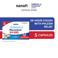 Mucosolvan 24HRS for Cough with Phlegm - 5 Capsules