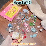 【Discount】For Hoco EW43 Case Earphone Case Colorful Butterfly Soft Silicone Casing