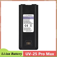 Baofeng UV-25 Pro Max Li-ion battery original BL-UV25 Type-C charging BF-X5 UV-25L two way radio acc