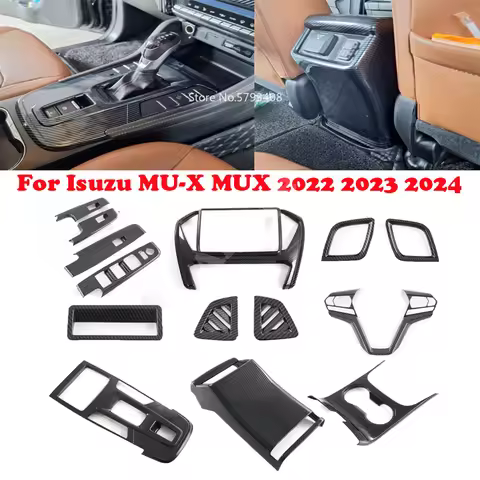 For Isuzu MU-X MUX 2022 2023 2024 Window Lift Steering Wheel Gear Shift Panel Water Cup Holder Stick