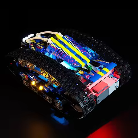 No Model LED Lighting Set Suitable for LEGO Technic App Controlled Transformation Vehicle 42140 (Not
