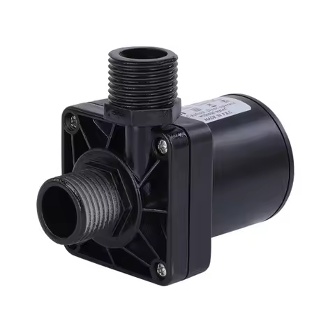 DC Brushless Pump - 24V 700L/H 20W Micro Brushless Pump 5m/16.4FT High Temperature Booster Pump for 