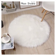 【Muzi】Fluffy Carpets Soft Plush Rugs Floor Mats 毛绒地毯