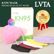 Face Mask KN95 Mask Protection 5-Layers Filtration Mouth Cover Anti Dust Pollution Color LVTA Mask (