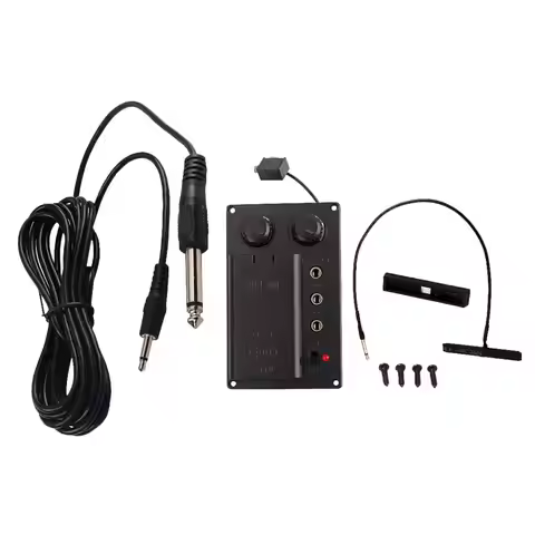 Lovoski Electronic Violin EQ Pickup EQ Preamp Pickup Piezo Output Cable