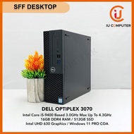 DELL OPTIPLEX 3070 SFF INTEL CORE I5-9500 UP TO 16GB RAM 512GB SSD USED DESKTOP REFURBISHED PC