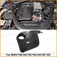 Dry Carbon Fiber Front Engine Cover Trim for BMW F80 M3 F82 F83 M4 F87 M2 2014-2020 Car Hood Engine 