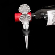 Silver Shell Wine Stopper Silicone Bottle Stopper Red Wine Stopper Sparkling Wine Bottle Stopper Pol