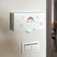櫻桃小丸子壁掛口罩收納盒- 正版玄關收納口罩盒 收納盒 防疫小物