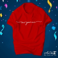 COD (Delivery in 24 hours)MIEMIE. HAPPY NEW YEAR CUTE SHIRT - 4C 65% Cotton Super cool