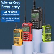 ABBREE AR-518 Handheld 10W Long Range Ham Radio 136-520Mhz With Color Screen GPS walkie talkie VN3S
