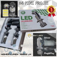 LAMPU UTAMA LED H4 XPANDER AVANZA XENIA BRIO MINI PROJIE CUTOFF 5500K - SUKU CADANG MOBIL