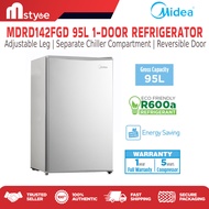Midea MDRD142FGD 95L / MDRD86FGG ( 50L Mini Bar Fridge ) 1-Door Refrigerator ( Peti Sejuk ) Controlled Cooling | Freezer Compartment
