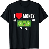 I Love Money Hustle Gift Money Lovers T-Shirt