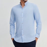 G2000 Shirt Blue Model 4612097272 Long Sleeves Casual For Men Smart Fit Style