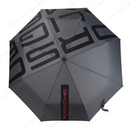 PORSCHE Automatic Sunny Umbrella 4S Store Customized Premium Gift 77cm Foldable Opening Closing