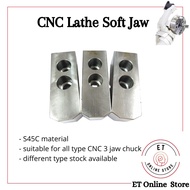 CNC Lathe Machine 3 jaw chuck, Soft Jaw 4", 5", 6", 8", 10", 12", 15"