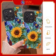 Samsung S25ULTRA Iris Sunflower Phone Case Suitable For Samsung S25/S24/S23/S22/A55
