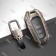 ZR For Aluminium Zinc Alloy Car Key Case TPU Full Cover For Toyota Prius Camry Corolla C-HR CHR RAV4 Prado 2018 Accessories keychain Shell