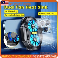 Mobile Phone Radiator New FS01 Dual Fan Charging Game Cooler Portable Mobile Phone Cooler PUGB MEMO 