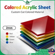 Custom 2mm Color Acrylic Board Reinforced Cast Acrylic A2/A3/A4/A5 Gloss Acrylic Sheet Acrylic Mirro
