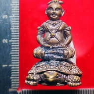古曼骑龟 龙婆基 无债务大富翁版本 Kuman Thong paya tao plodnee maha shetti Luang phor key Wat see lum yong 佛历B.E 255