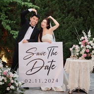 Save The Date backdrop made of high quality Canvas for Wedding Photography, Save The Date for weddin