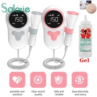 Salorie Baby Fetal Doppler Heart Sound Rate Device Ultrasound Detector Monitor Fetal Sound Detector