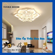 Decorative Lotus Ceiling Lights, Led Ceiling Lights For Living Room, Bedroom, Modern, Luxurious